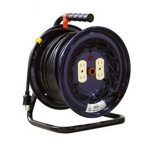 標準型電工ドラム(屋内型)30m 6.6kg 日動 NF-304D