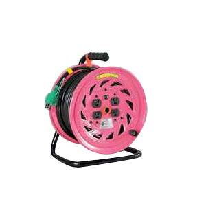 標準型電工ドラム(屋内型)30m 100Vアース付 抜止防止プラグ付【取寄品】 日動 NF-E34N ｜大工道具・金物の専門通販アルデ