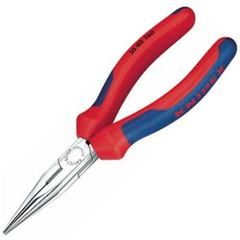 ラジオペンチ 口先の長さ42×長さ140mm KNIPEX(クニペックス) 2505-140 4,544円