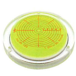 角度計付丸型アイベル水平器(取付穴付)125mm KOD INC-Rt-125 ｜大工道具・金物の専門通販アルデ
