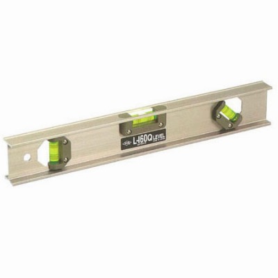 アルミレベル 1500mm 45度気泡管付 KOD L-160Q |大工道具・金物の専門通販アルデ
