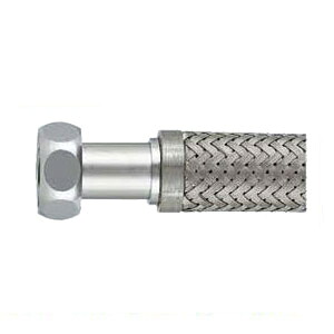 ブレード被覆つきフレキパイプ(長さ500mm・呼称25) 1個価格 798-46×500 カクダイ 798-48×500