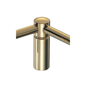 甲丸回転ブラケット 90&deg; 30mm クローム 1箱20個価格 ※メーカー取寄品 シロクマ BR-1 ｜大工道具・金物の専門通販アルデ