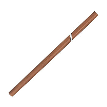 タモ集成材丸棒 35径/長さ2500mm ミディアムオーク 1箱4本価格 ※メーカー直送品 シロクマ BR-35W