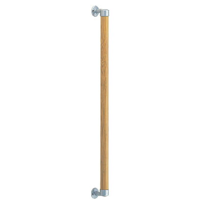 丸棒手すり 800mm シルバー/ライトオーク 1箱2本価格 ※メーカー取寄品 シロクマ BR-514