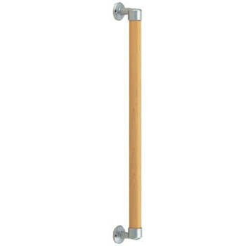 丸棒手すり 600mm AGアンティークゴールド/ミディアムオーク 1箱2本価格 ※メーカー取寄品 シロクマ BR-516