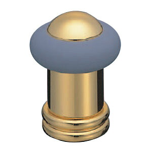 真鍮 ビアンカ戸当り 70mm クローム 1箱6個価格 ※メーカー取寄品 シロクマ RB-28 |大工道具・金物の専門通販アルデ
