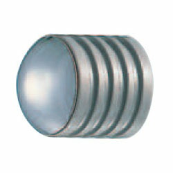 パイロットツマミ 20mm パールニッケル・クローム 1箱30個価格 ※メーカー取寄品 シロクマ KB-101 |大工道具・金物の専門通販アルデ