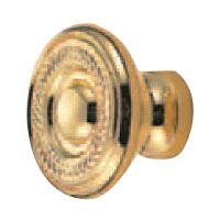 真鍮 ロワイヤルツマミ 小 純金 1箱30個価格 ※メーカー取寄品 シロクマ KB-53 ｜大工道具・金物の専門通販アルデ