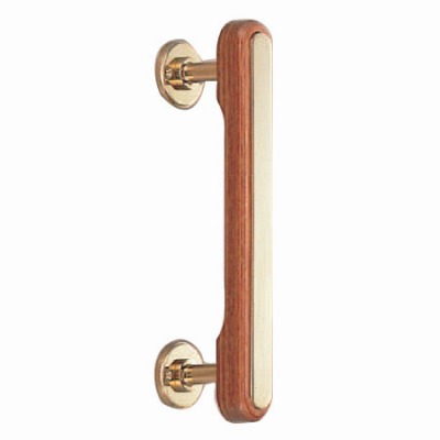 マキシム取手 240mm 金・ウッド 1箱2本価格 ※メーカー取寄品 シロクマ NO-101 |大工道具・金物の専門通販アルデ
