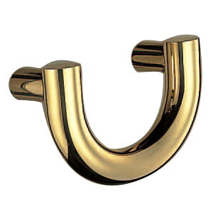 真鍮 U形取手 大 ミガキ 1組価格 ※メーカー取寄品 シロクマ NO-111