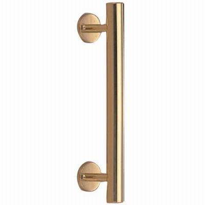 真鍮 丸型取手 240mm クローム 1箱2本価格 ※メーカー取寄品 シロクマ NO-68 ｜大工道具・金物の専門通販アルデ