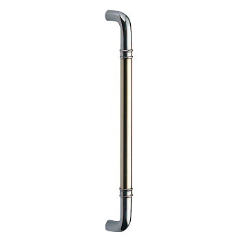 丸棒取手(真鍮)600mm クローム 1組価格 ※メーカー取寄品 シロクマ NO-200