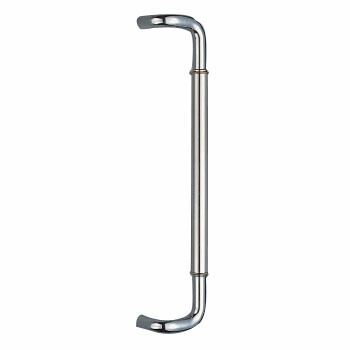 真鍮 G型 丸棒取手 600mm クローム 1組価格 ※メーカー取寄品 シロクマ NO-257G