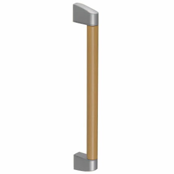 ハミング取手 600mm シルバー・ライトオーク 1組価格 ※メーカー取寄品 シロクマ NO-600 ｜大工道具・金物の専門通販アルデ