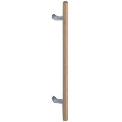 ウッド 丸型取手 600mm 白木ウッド 1組価格 ※メーカー取寄品 シロクマ NO-217 ｜大工道具・金物の専門通販アルデ