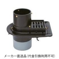 鋳鉄製ルーフドレイン たて引き用 打込型 バルコニー中継用 水はね防止型(呼称100) ※メーカー直送代引不可 カネソウ KRSY-2-100 ｜大工道具・金物の専門通販アルデ
