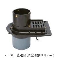 鋳鉄製ルーフドレイン たて引き用 打込型 バルコニー中継用 水はね防止型(呼称100) ※メーカー直送代引不可 カネソウ KRSY-VP-100