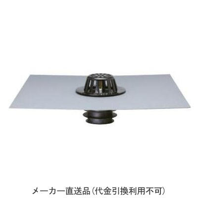 鋳鉄製ルーフドレイン 防水改修用二重ドレイン 重ね貼り用(呼称100-65) ※メーカー直送代引不可 カネソウ RR-100-65