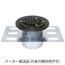 鋳鉄製ルーフドレイン たて引き用 デッキプレート打込型 廊下・踊場用(呼称125) ※メーカー直送代引不可 カネソウ EDSF-2-125 |大工道具・金物の専門通販アルデ