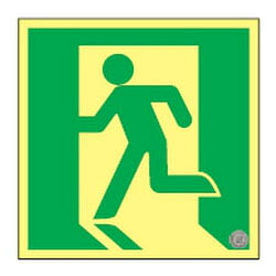 高輝度蓄光避難口誘導標識 ASN805 日本緑十字社 377805 |大工道具・金物の専門通販アルデ