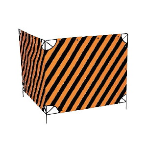 工事幕(3面式)※受注生産品 メーカー直送 日本緑十字社 129041 ｜大工道具・金物の専門通販アルデ 22,662円