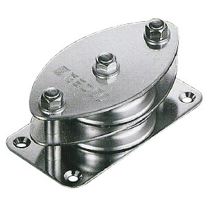 固定ブロック ヨコ型 2車 50mm フジワラ K50-12B