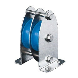 固定ブロック タテ型 2車 50mm(幅広タイプ・MCブーイロン車) フジワラ K50-15MCB ｜大工道具・金物の専門通販アルデ 22,523円