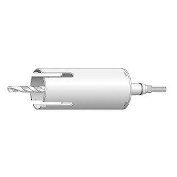 ES単機能コアドリル マルチタイプ・MCタイプ ストレートシャンク 口径105×全長269mm ユニカ ES-M105ST