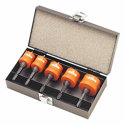 ハイスホールソー 充電 ツールボックスセット 口径22mm・22mm・28mm・28mm・35mm ユニカ TB-30 ｜大工道具・金物の専門通販アルデ