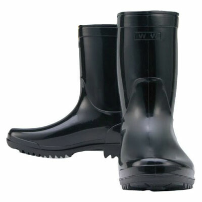 楽天市場】WORLD WORKS WW-724 PVC作業半長靴 黒 【24.0〜27.0・28.0cm