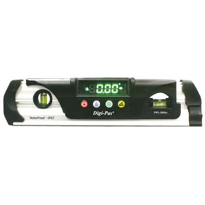 Digi-Pas デジパス 防水型デジタル水平器 230mm KOD DWL-280Pro |大工道具・金物の専門通販アルデ