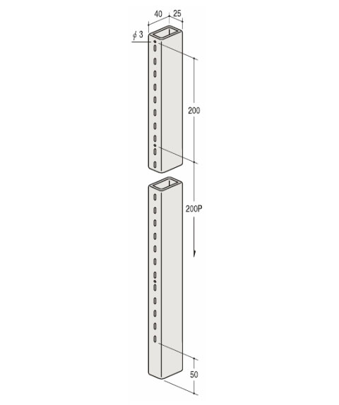 ステンレススクエアースリットb25 40 ロイヤル その他 1350mm Sus S2b 2540 Sus S2b 2540 大工道具 金物の専門通販アルデ ロイヤル ステンレス 1350mm