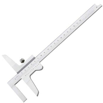デップスゲージ(フック付)300mm 松井精密 DH-30 ｜大工道具・金物の専門通販アルデ