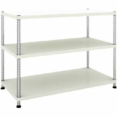 フェニックスラック 1200×600 3段 ホワイト※メーカー直送品 車上渡し品 トラスコ PER-3463-W