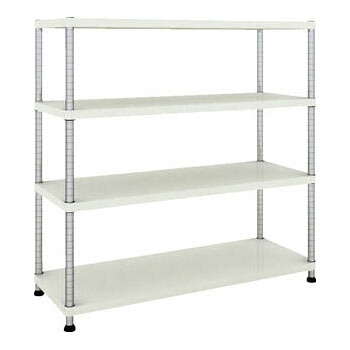 フェニックスラック 1200×450 4段 ホワイト※メーカー直送品 車上渡し品 トラスコ PER-4444-W