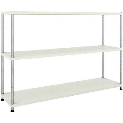 フェニックスラック 1800×450 3段 ホワイト※メーカー直送品 車上渡し品 トラスコ PER-4643-W