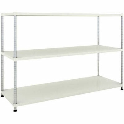 フェニックスラック 1800×600 3段 ホワイト※メーカー直送品 車上渡し品 トラスコ PER-4663-W