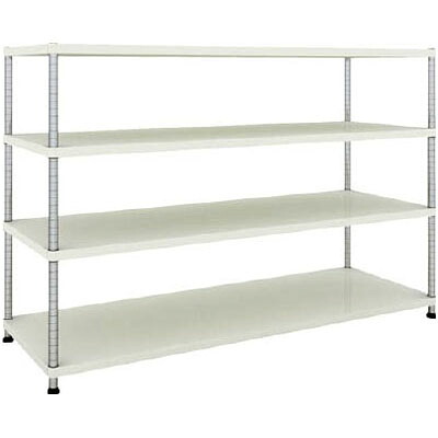 フェニックスラック 1800×600 4段 ホワイト※メーカー直送品 車上渡し品 トラスコ PER-4664-W