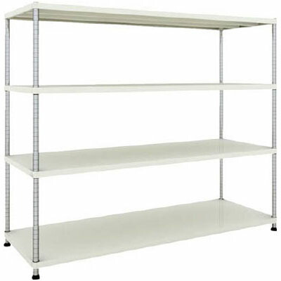 フェニックスラック 1800×600 4段 ホワイト※メーカー直送品 車上渡し品 トラスコ PER-5664-W