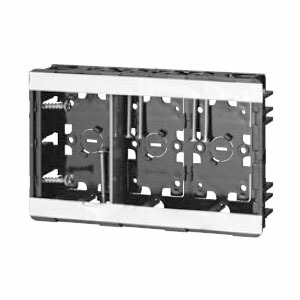 小判スライドボックス(磁石なし・浅形)3ヶ用(20個価格) 未来工業(MIRAI) SBG-S3WO