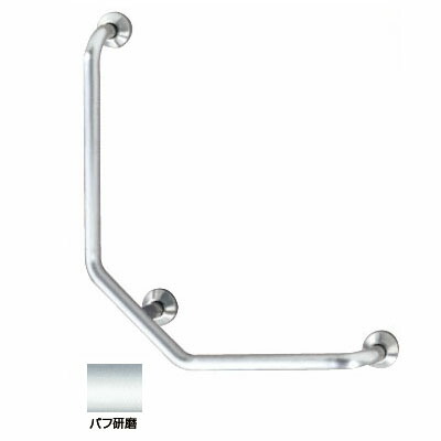 L型握りバー 外径34×600×700 バフ研磨 Dタイプ 右勝手 ※メーカー直送 受注生産品 神栄ホームクリエイト SK-197S-600x700 |大工道具・金物の専門通販アルデ
