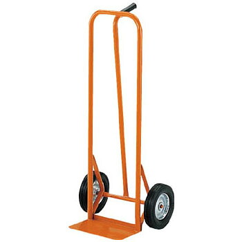 スチールパイプ製二輪運搬車(ノーパンクタイヤ)全長1060mm【代引不可・メーカー直送品 車上渡し品】 トラスコ HT-39N ｜大工道具・金物の専門通販アルデ