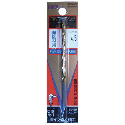 TINコバルト正宗ドリル 1.1mm(10本価格)※取寄せ品 ISF(イシハシ精工) TCOD-1.1