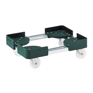 伸縮式コンテナ台車(ステンレス4輪タイプ)600～700×300～400mm メーカー直送 代引不可 トラスコ FCD-3060SUS