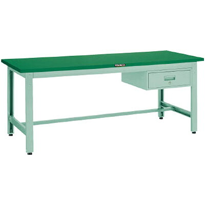 GWP型作業台 1800×900×H740 1段引出付※メーカー直送品 車上渡し品 トラスコ GWP-1890F1