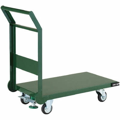 鋼鉄製運搬車 1200×750 径200プレス車 LS付※メーカー直送品 車上渡し品 トラスコ SH-1NSS