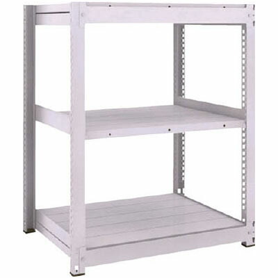 TUG型中量棚600kg 単体型 1255×476×H1200 3段 ※メーカー直送品 車上渡し品 トラスコ TUG60044S3