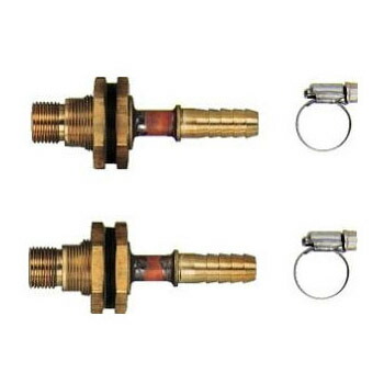 ユニットバス貫通金具(ペアホース用) 415-803 カクダイ 415-803