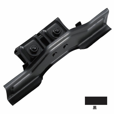 角羽根段葺 NK-W 横段ルーフ用 240mm ステン304・黒(1箱・30個価格) ※取寄品 白幡 D-3